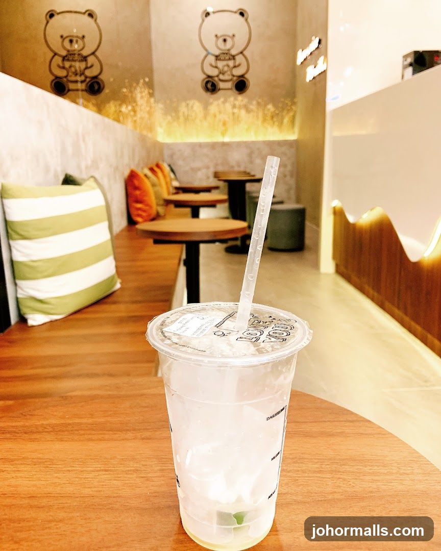Drink in a cafe