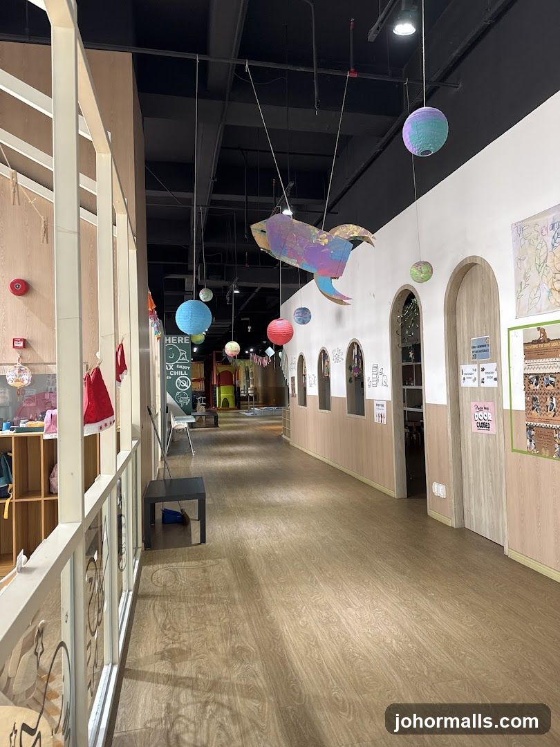 Hallway with Decorations