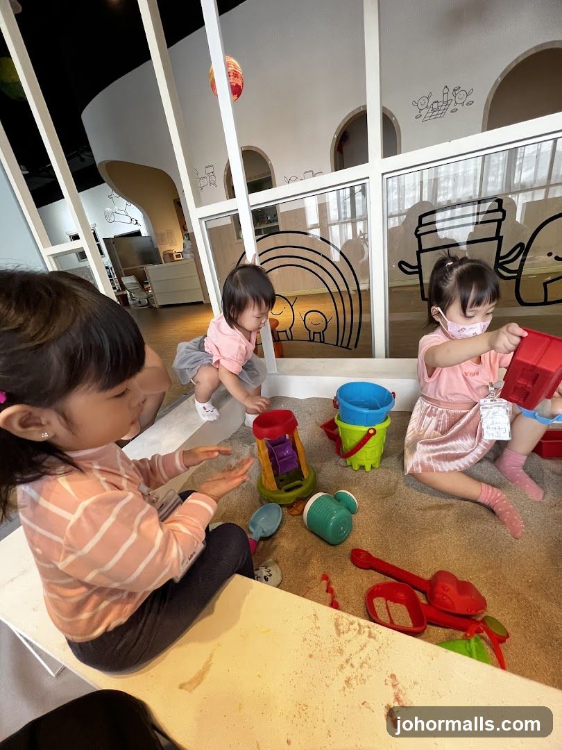 Children Playing in Sandbox
