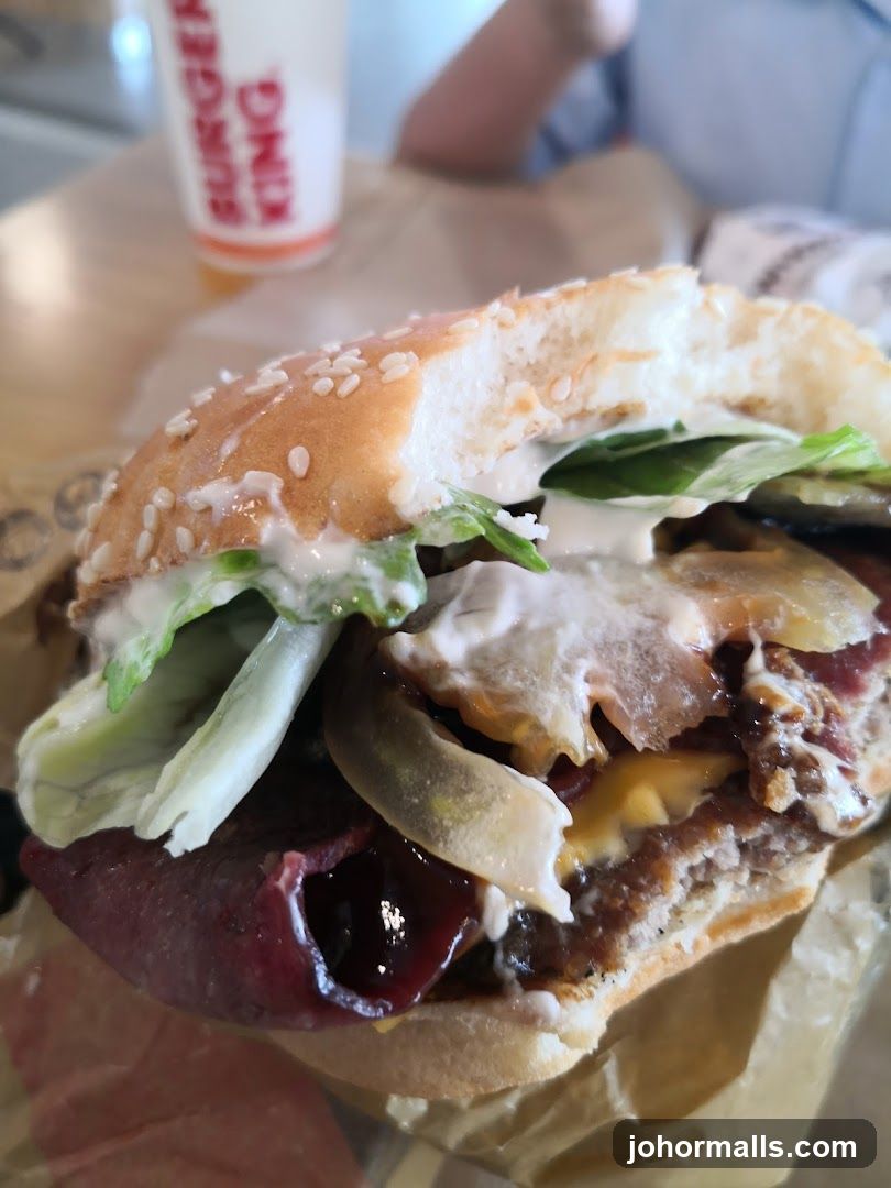 Burger King Burger and Drink