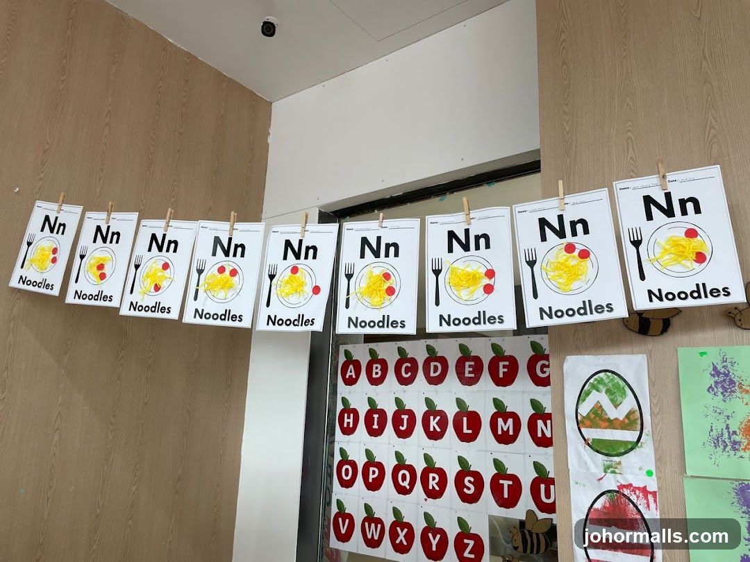 Alphabet and Art Display