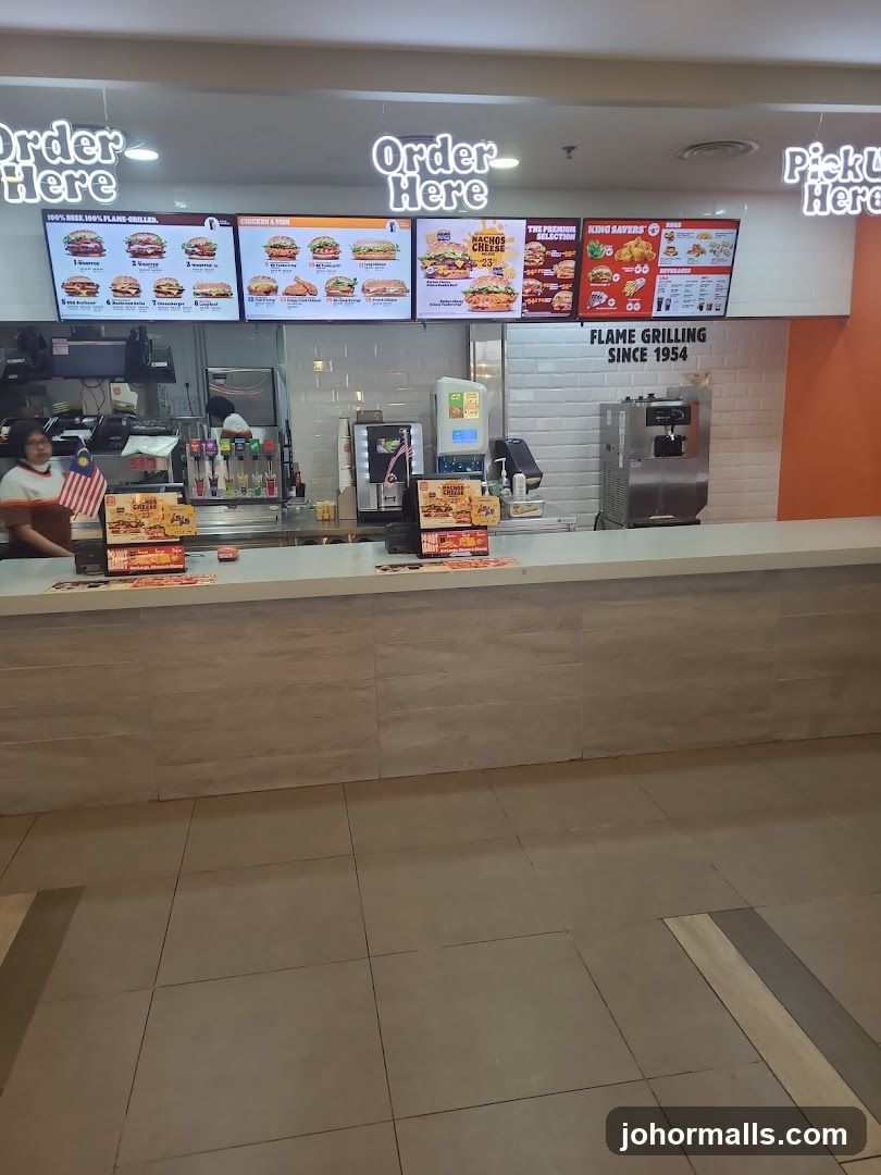 Fast Food Restaurant Counter