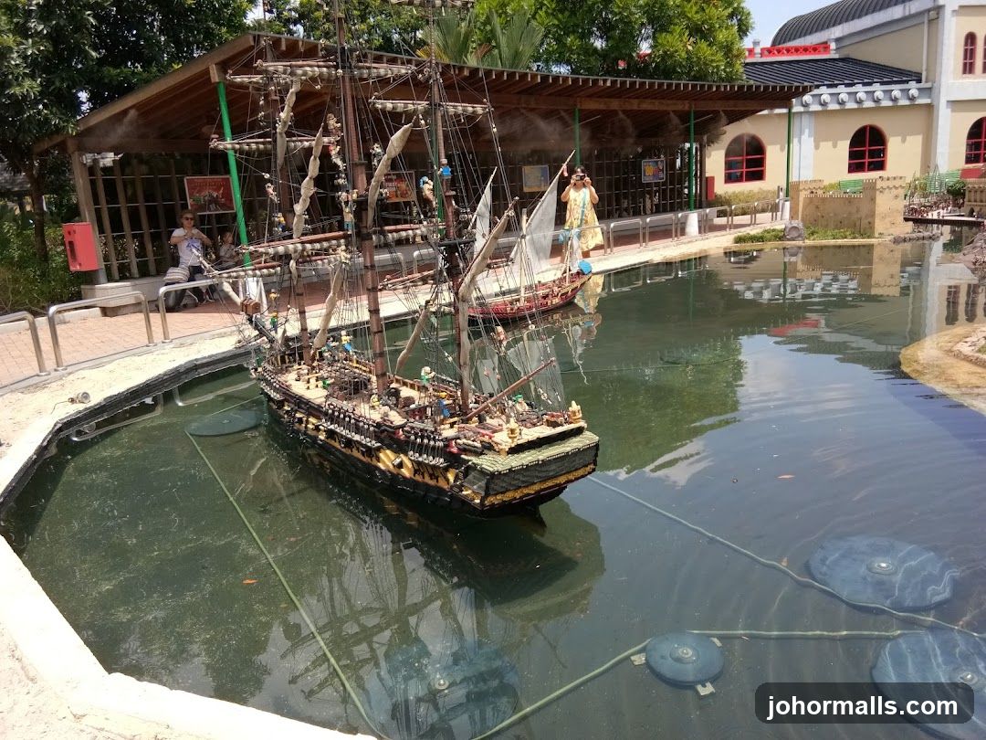 Model Ships in Water Display