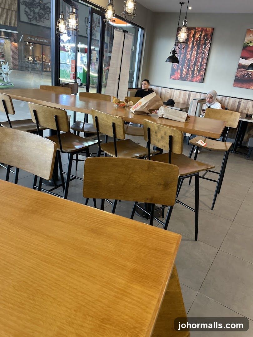 Restaurant Interior with Dining Tables