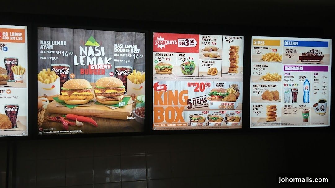 Burger King Menu