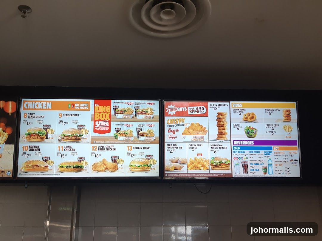 Burger King Menu