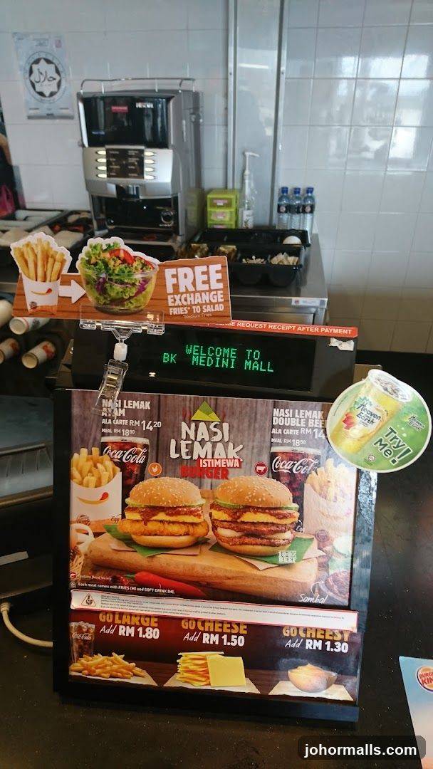 Burger King Menu Display