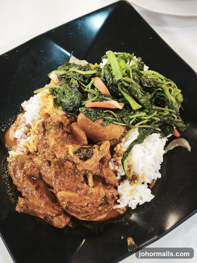 Curry Chicken Rice with Vegetables