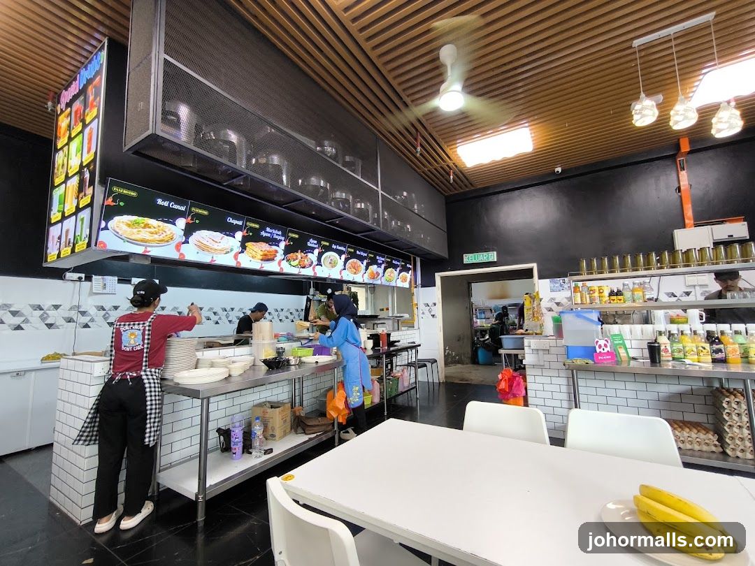 Restaurant Kitchen and Dining Area