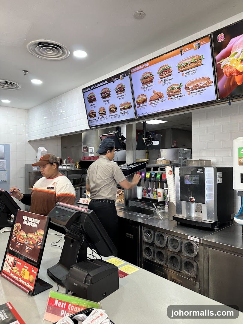 Burger King Counter