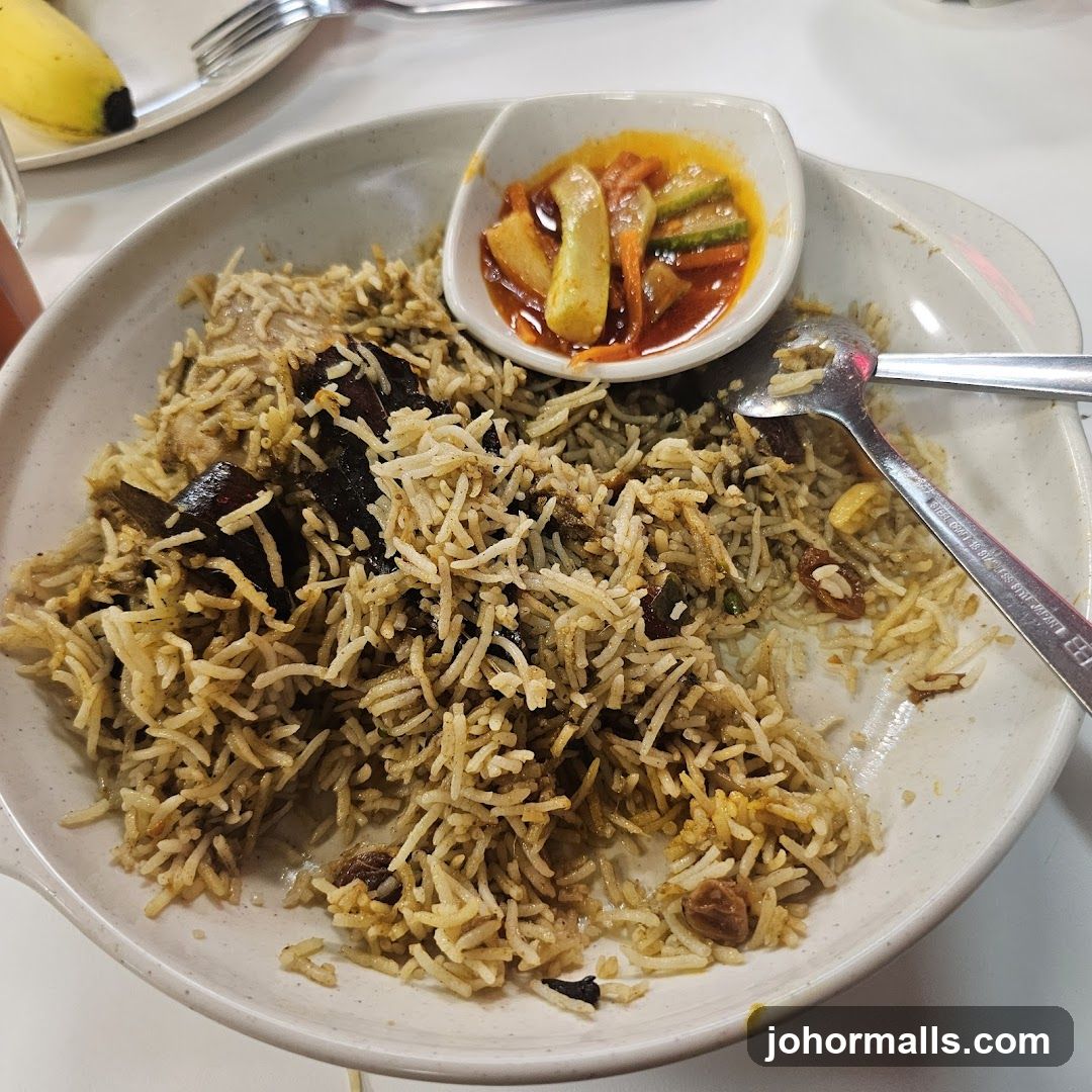 Biryani with Pickles