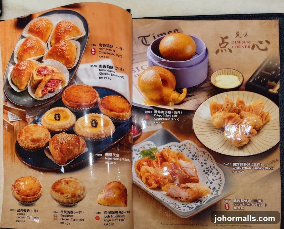 Dim Sum Corner Menu