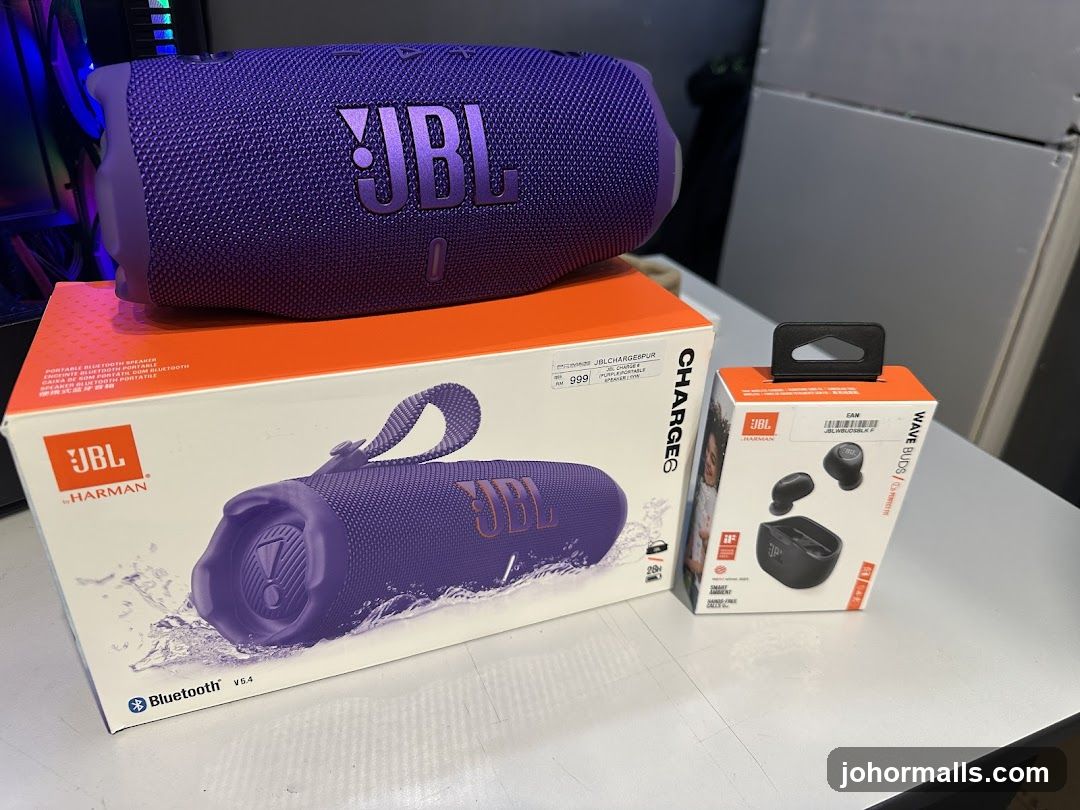 JBL Speakers and Earbuds