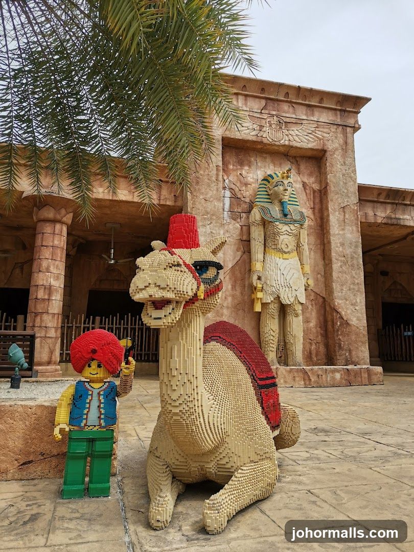 Lego Camel and Pharaoh Statue