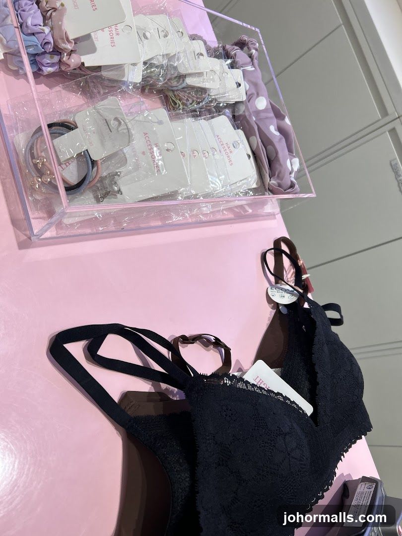 Lingerie and Hair Accessories Display