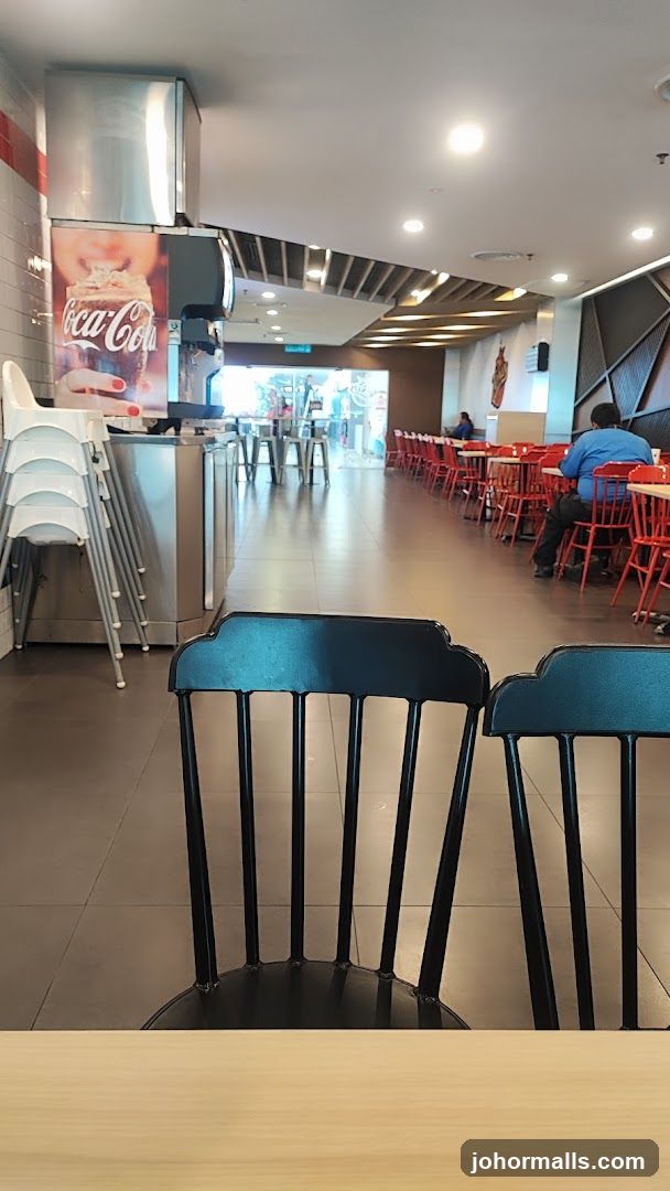 Restaurant Interior with Coca-Cola Advertisement