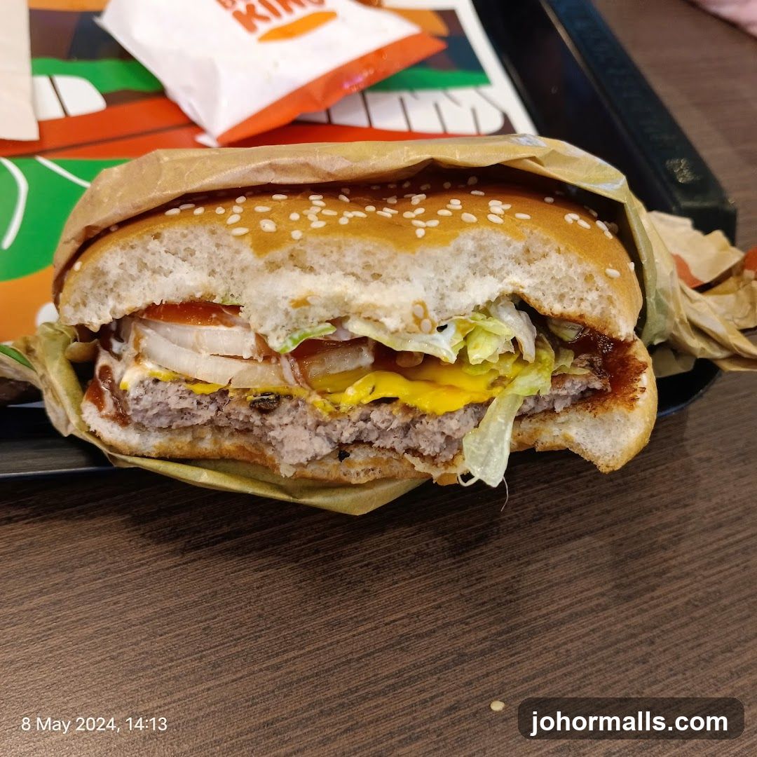 Burger with toppings