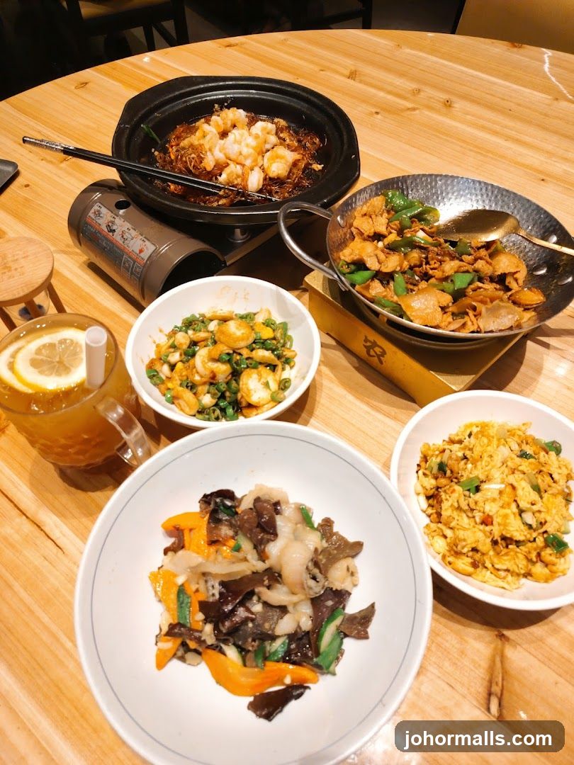 Chinese Food Spread