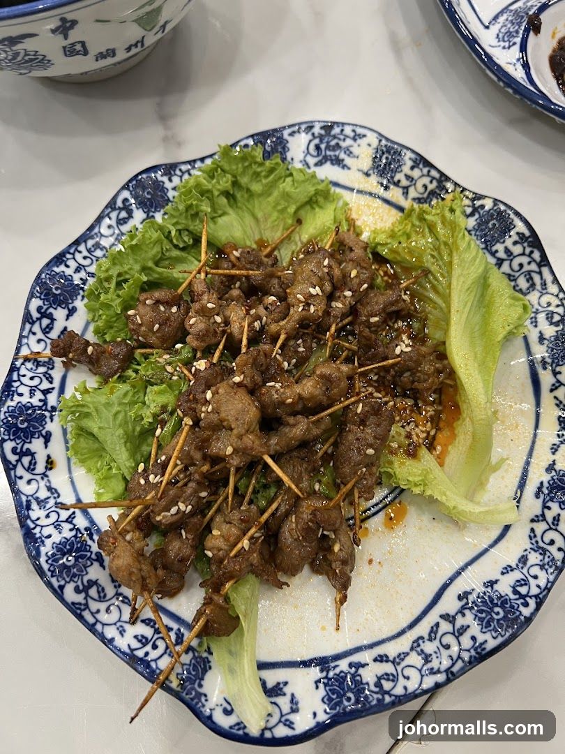 Spicy Beef Skewers