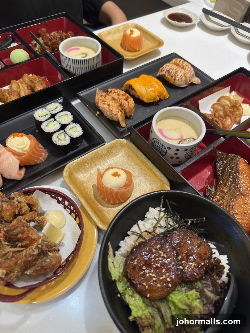 Assortment of Japanese Dishes