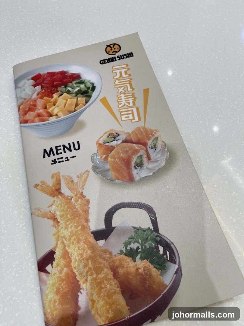 Genki Sushi Menu