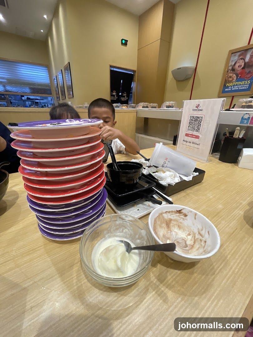 Diners at Sushi King