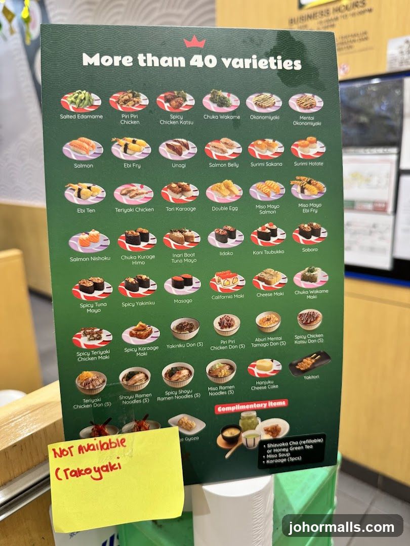 More than 40 varieties