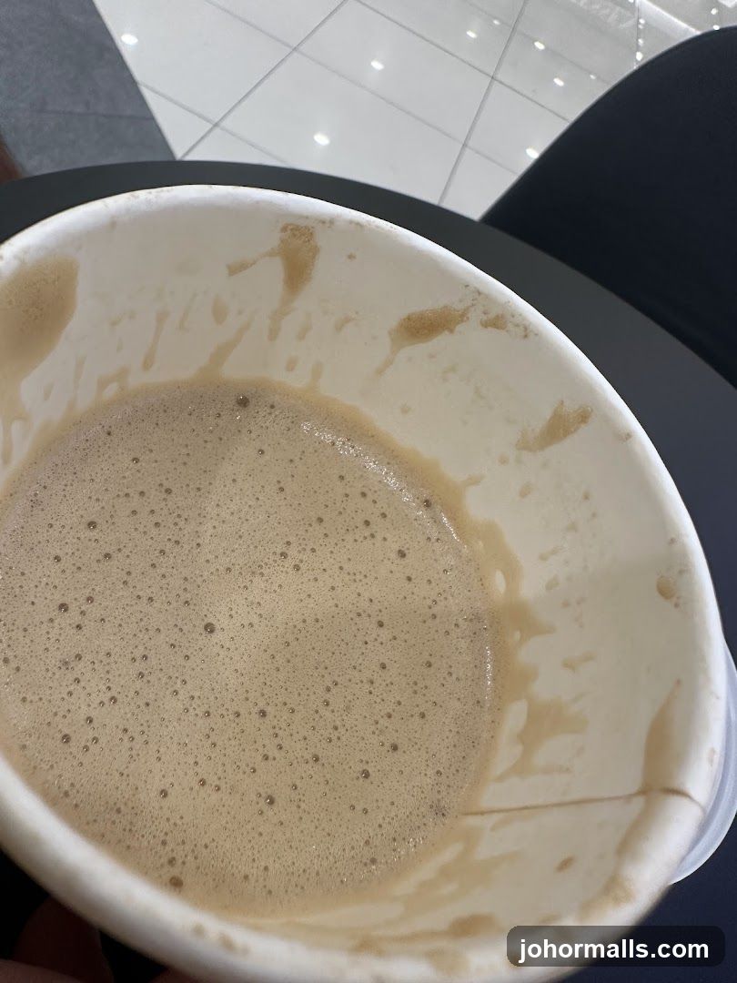 Coffee in a paper cup
