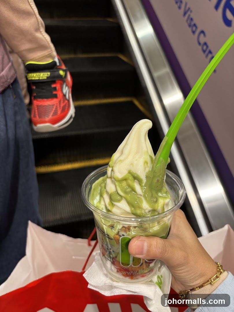 Matcha Soft Serve Ice Cream