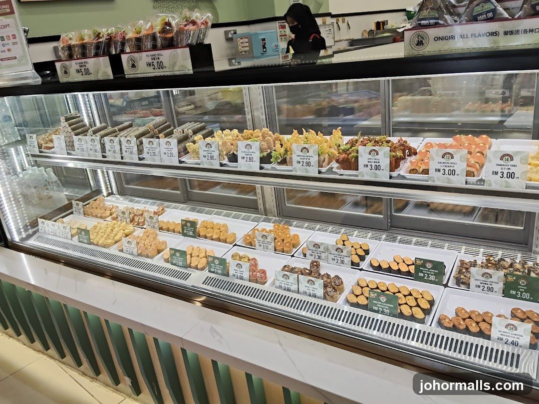Sushi and Rolls Display