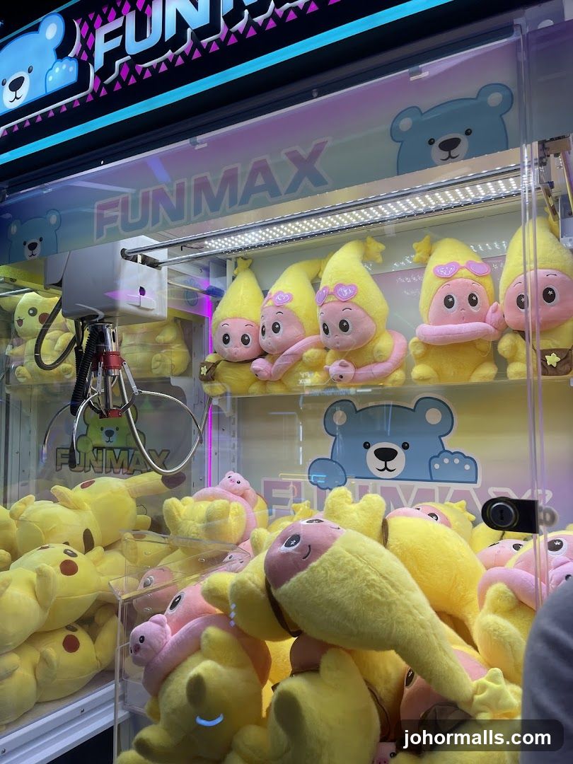 Claw Machine with Plush Toys