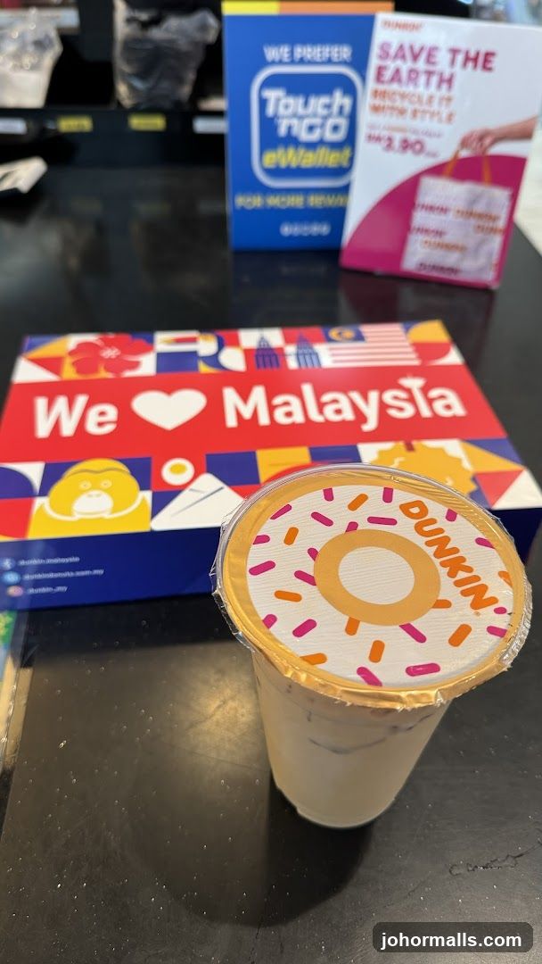 Dunkin' Malaysia Box and Drink