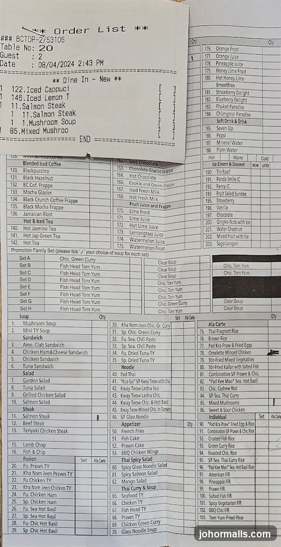 Order List