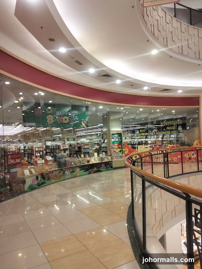 Bookstore Interior with Promotions