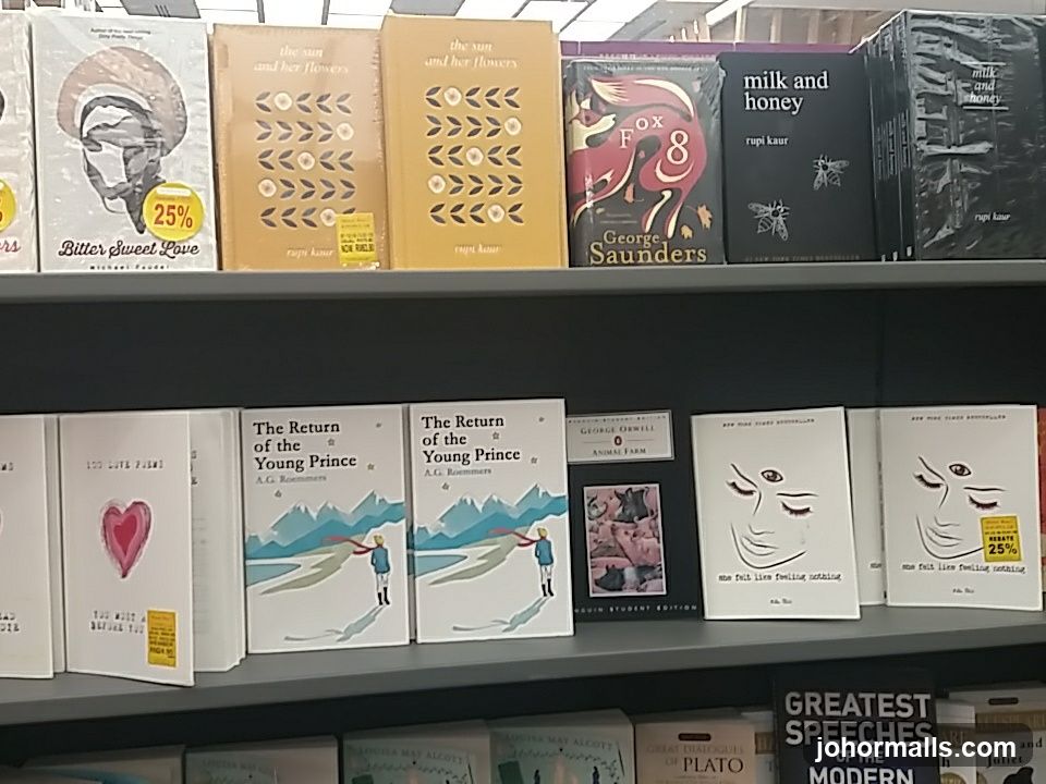 Books on a shelf
