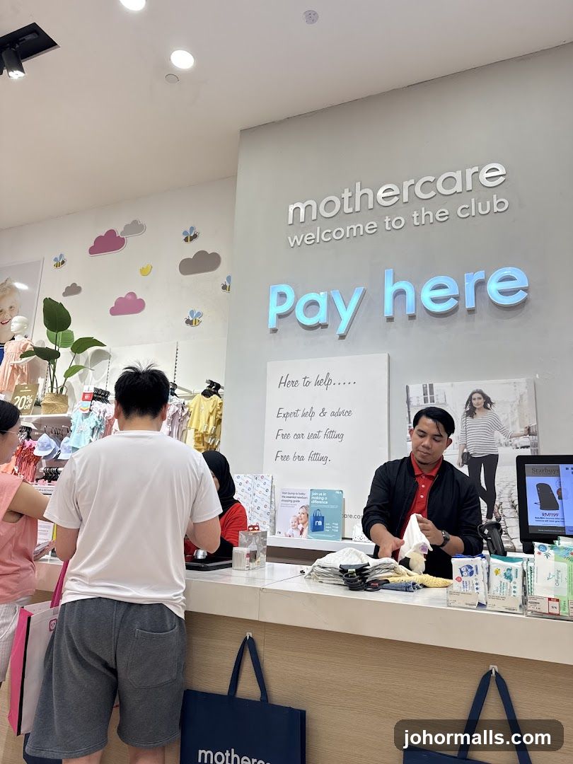 Mothercare Checkout Area