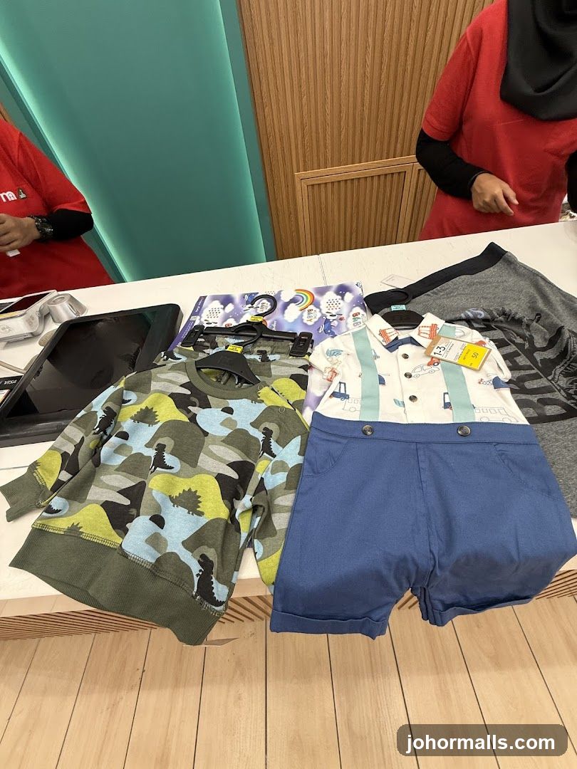 Children's Clothing Display