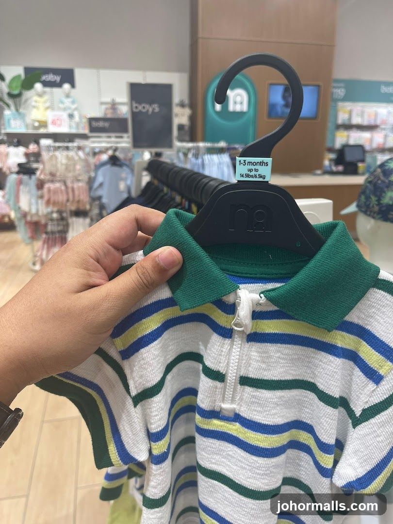 Striped Polo Shirt for Babies