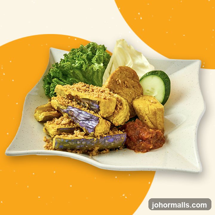 Fried Eggplant and Tofu Platter