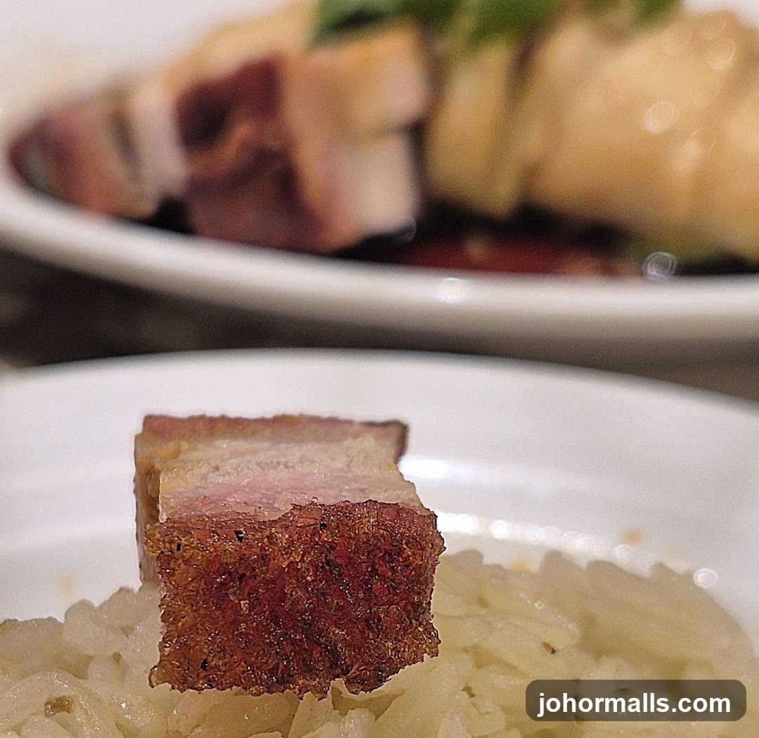 Crispy Pork Belly on Rice
