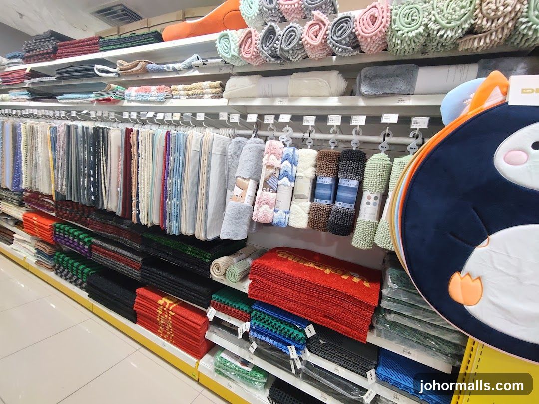 Rugs and Mats Display