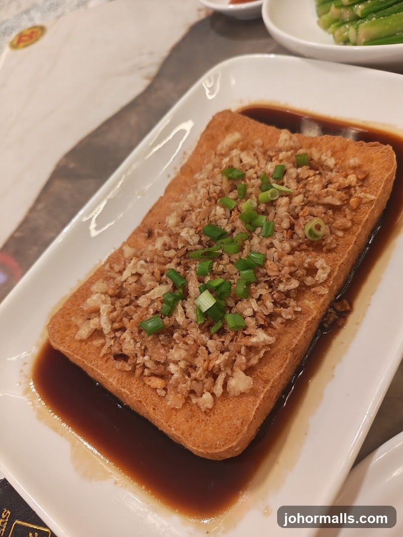Fried Tofu with Toppings