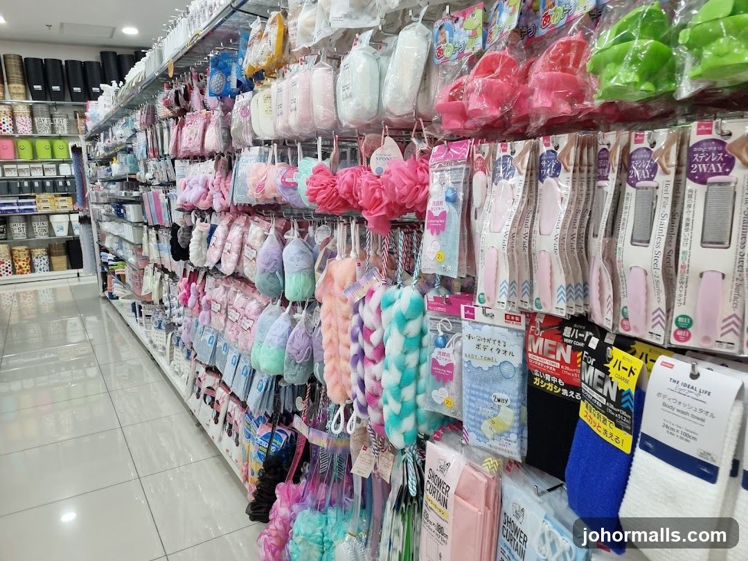 Bath and Body Products Aisle
