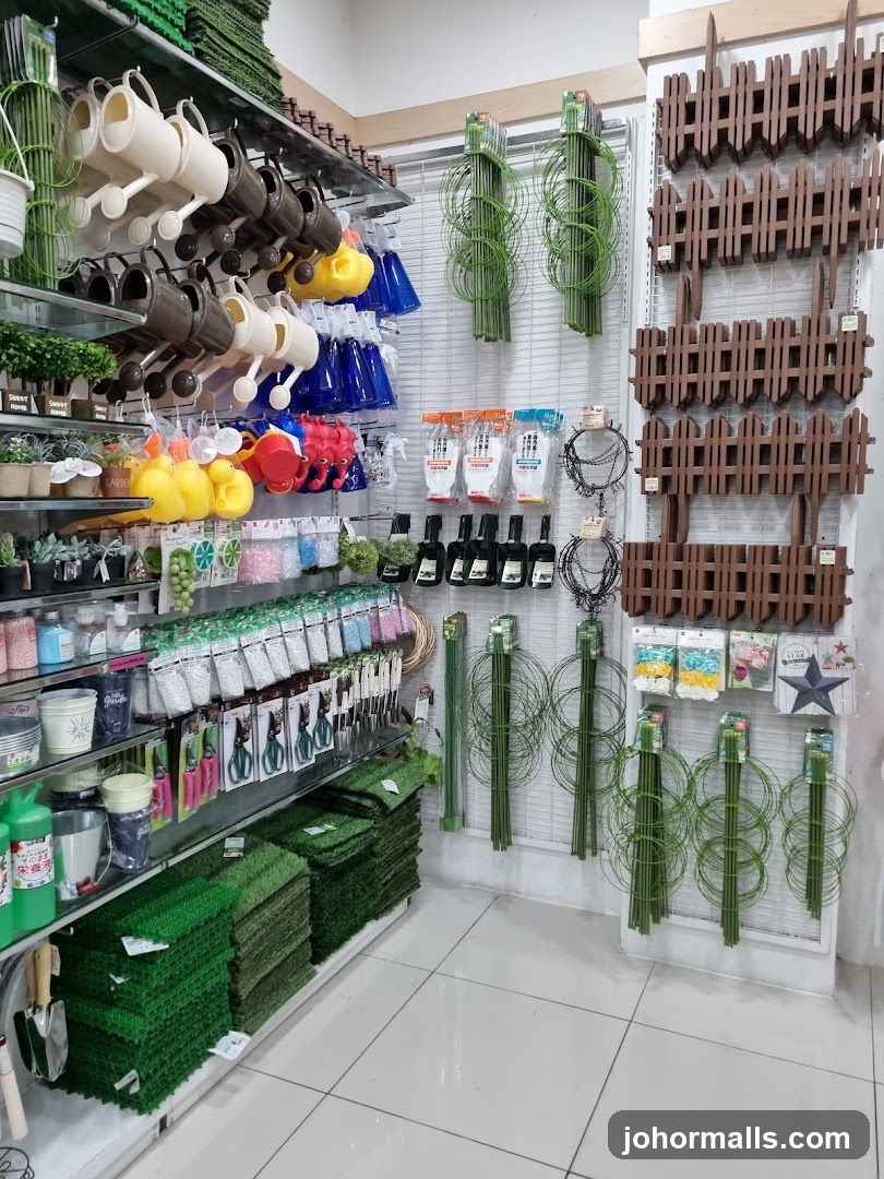 Gardening Supplies Display