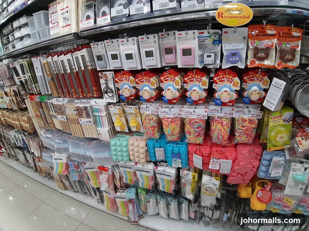 Kitchenware and accessories on display