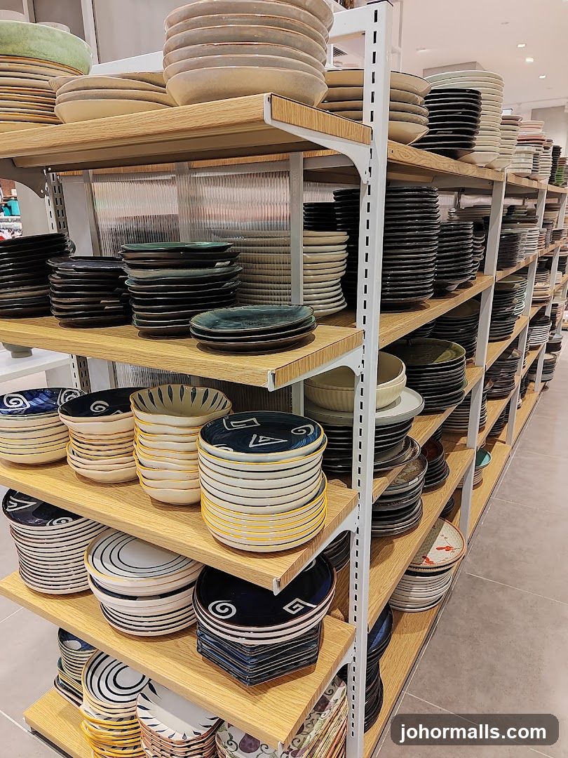 Shelves of Dishes