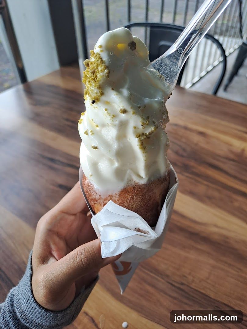 Ice Cream Cone with Toppings