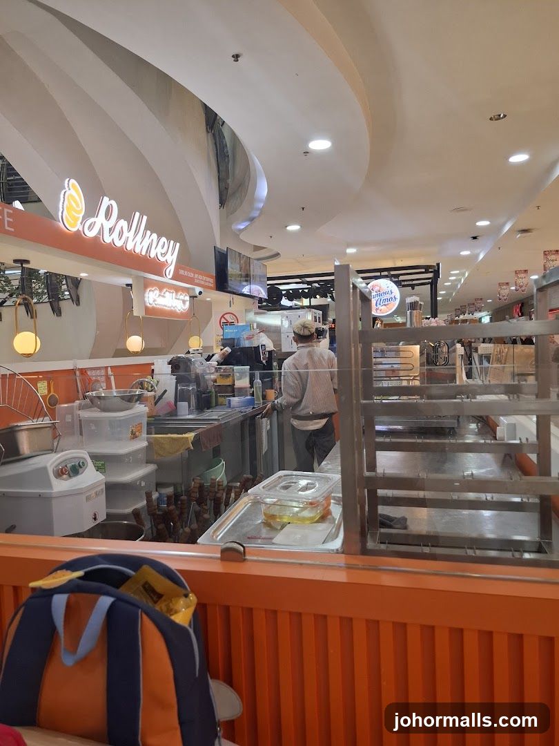 Food stall counter