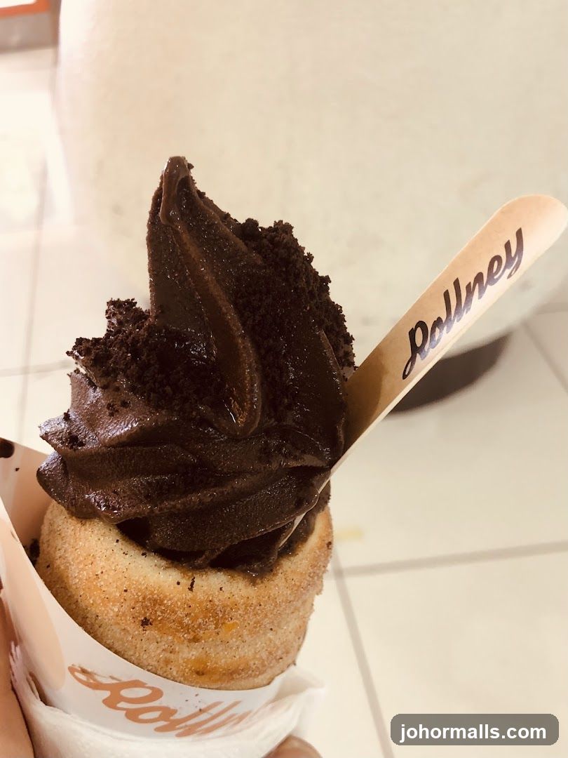 Chocolate Ice Cream Cone