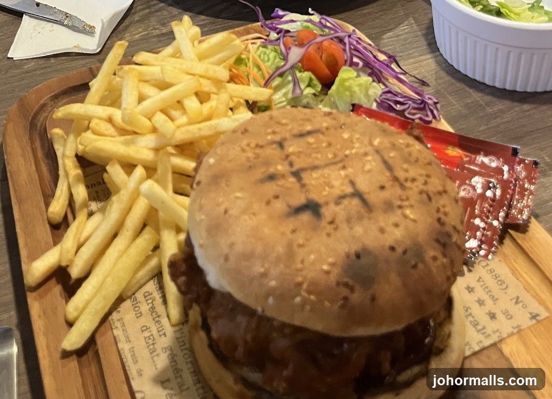 Burger and Fries